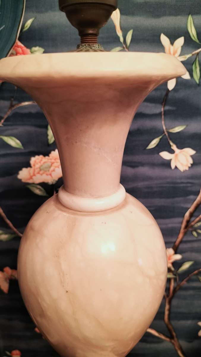 Pair of Marble And Brass Table Lamps