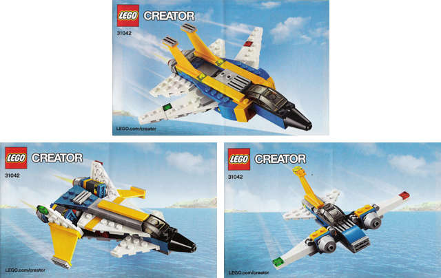 Lego Used (Instruction Booklet/s) - Creator 31042 Super Soarer