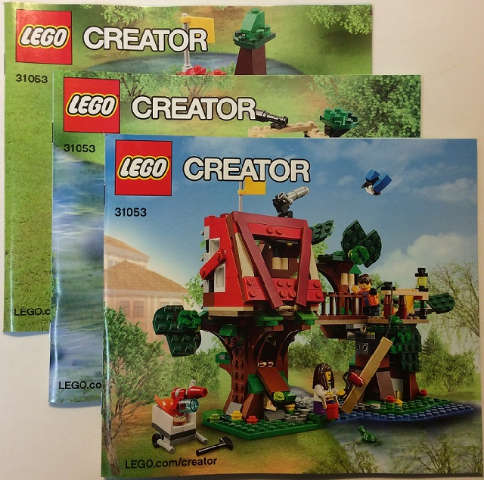 Lego Used (Instruction Booklet/s) - Creator 31053 Treehouse Adventures