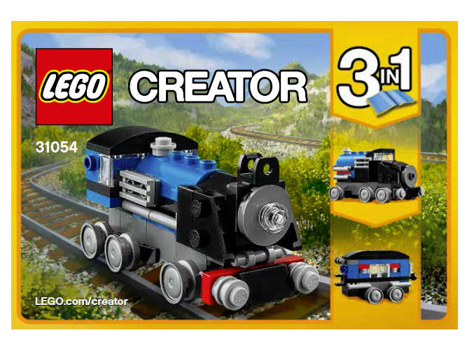 Lego Used (Instruction Booklet/s) - Creator 31054 Blue Express