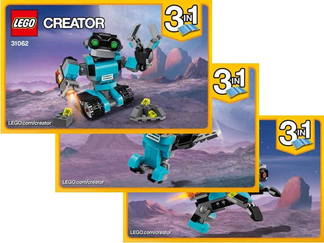 Lego Used (Instruction Booklet/s) - Creator 31062 Robo Explorer