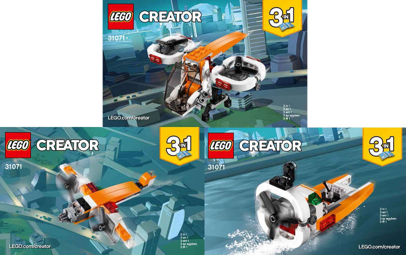 Lego Used (Instruction Booklet/s) - Creator 31071 Drone Explorer
