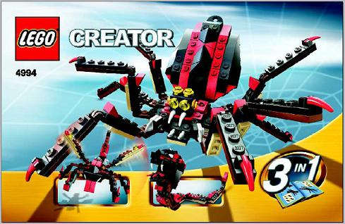 Lego Used (Instruction Booklet/s) - Creator 4994 Fierce Creatures