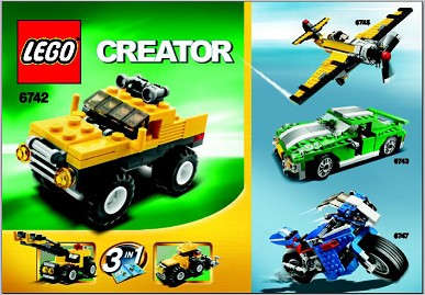 Lego Used (Instruction Booklet/s) - Creator 6742 Mini Off-Roader