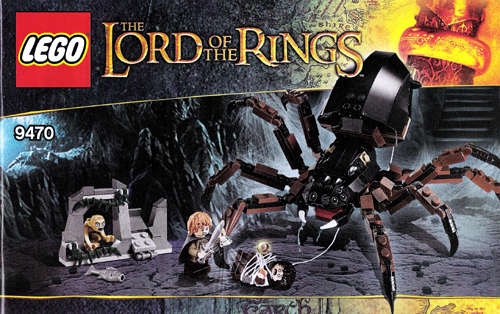 Lego Used - The Lord of the Rings 9470 Shelob Attacks (Instruction Booklet/s)