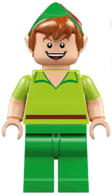 Lego NEW- Peter Pan - Minifigure Bright Green Legs