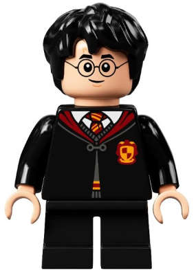 Harry Potter, Gryffindor Robe, Sweater, Shirt and Tie, Black Short - Original Lego Minifigures *NEW*