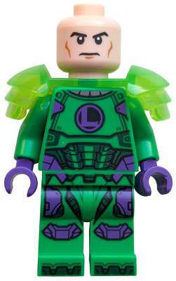 Lego (N) ~ Lex Luthor - Bright Green Armor Shoulder Pads~