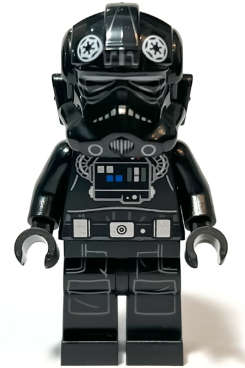 Lego (N) ~ Imperial TIE Bomber Pilot - Light Nougat Head~