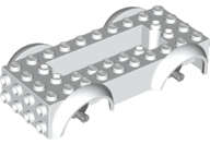 Lego NEW - White Vehicle Base 5 x 10 x 2 1/2 with Mudguards and 6 x 2 Recessed Center with 3 Holes