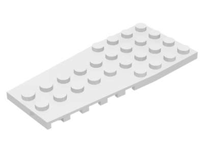 Lego (U) ~ Wedge Plate 4 x 9 with Stud Notches ~ [White]