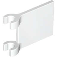 Lego Used - Flag 2 x 2 Square~ [White]