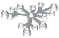 Lego (N) ~ Plant Leaves 6 x 5 ~ [White]