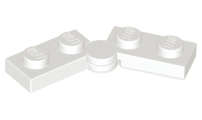 Lego Used - Hinge Plate 1 x 4 Swivel (2429 / 2430)~ [White]