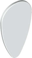 Lego (N) ~ Minifigure Shield Oval ~ [White]