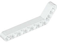 Lego (N) ~ Technic Liftarm Modified Bent Thick 1 x 9 (7 - 3) ~ [White]