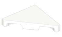 Lego (N) ~ Tile Modified 2 x 2 Wedge Triangular ~ [White]