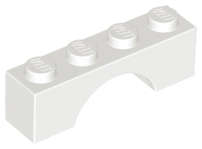 Lego (N) ~ Arch 1 x 4 ~ [White]