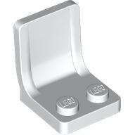 Lego (U) ~ Minifigure Utensil Seat / Chair 2 x 2 ~ [White]