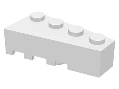 Lego (U) ~ Wedge 4 x 2 Right ~ [White]