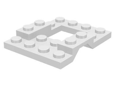 Lego (U) ~ Vehicle Base 4 x 5 ~ [White]
