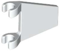 Lego (N) ~ Flag 2 x 2 Trapezoid ~ [White]