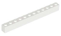 Lego (N) ~ Brick 1 x 12 ~ [White]