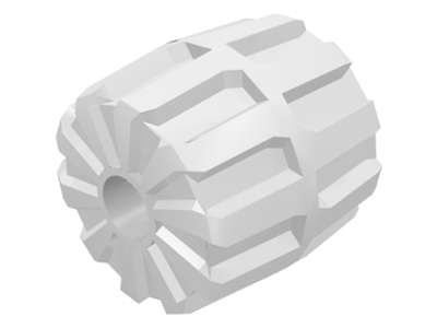 Lego Used - Wheel Hard Plastic Small (22mm D. x 24mm)~ [White]
