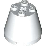 Lego (U) ~ Cone 3 x 3 x 2 ~ [White]