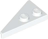 Lego (N) ~ Wedge Plate 4 x 2 Right Pointed ~ [White]