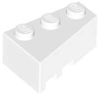Lego (N) ~ Wedge 3 x 2 Right ~ [White]