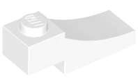 Lego (N) ~ Arch 1 x 3 Inverted ~ [White]