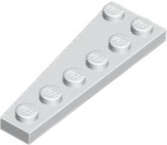 Lego (N) ~ Wedge Plate 6 x 2 Right ~ [White]