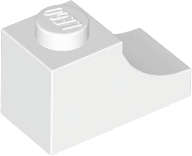 Lego (N) ~ Arch 1 x 2 Inverted ~ [White]