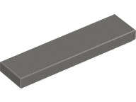 Lego Used - Tile 1 x 4~ [Dark Gray]