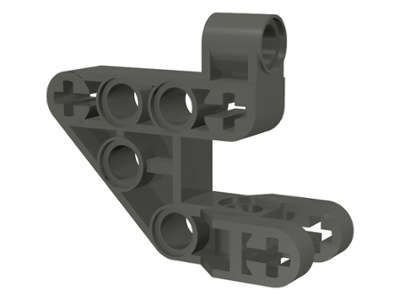 Lego (U) ~ Bionicle Rahkshi Torso Lower Section ~ [Dark Gray]