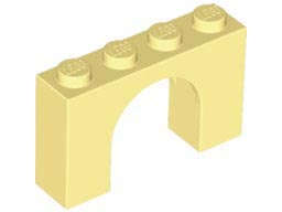 Lego (N) ~ Arch 1 x 4 x 2 ~ [Bright Light Yellow]