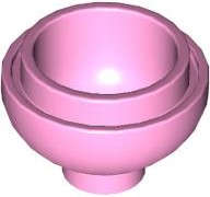 Lego (N) ~ Brick Round 2 x 2 Dome Bottom ~ [Bright Pink]