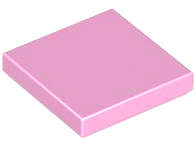 Lego (N) ~ Tile 2 x 2 ~ [Bright Pink]