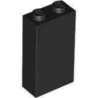 Lego (N) ~ Brick 1 x 2 x 3 ~ [Black]