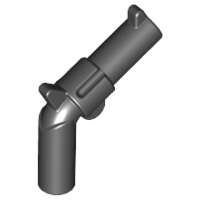 Lego Used - Minifigure Weapon Gun Pistol Revolver - Large Barrel and Solid Handle~ [Black]