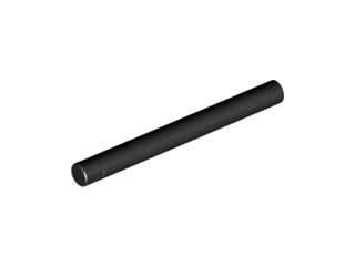 Lego (N) ~ Bar 4L (Lightsaber Blade / Wand) ~ [Black]