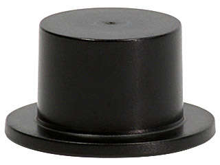 Lego (N) ~ Minifigure Headgear Hat Top Hat ~ [Black]