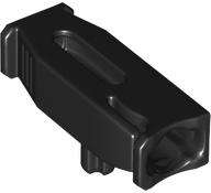 Lego (N) ~ Projectile Launcher 4 x 2 x 1 with Bottom Axle (For 1 x 1 Round Tiles) ~ [Black]