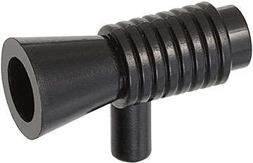 Lego (U) ~ Minifigure Utensil Loudhailer / Megaphone / SW Blaster ~ [Black]