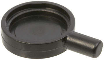 Lego Used - Minifigure Utensil Frying Pan~ [Black]