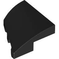 Lego (N) ~ Wedge 2 x 2 x 2/3 Right ~ [Black]