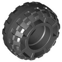 Lego (N) ~ Tire 37 x 18R ~ [Black]