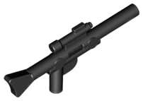 Lego NEW - Minifigure Weapon Gun Blaster SW Long~ [Black]