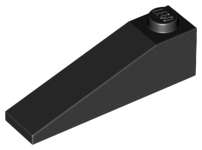 Lego (U) ~ Slope 18 4 x 1 ~ [Black]